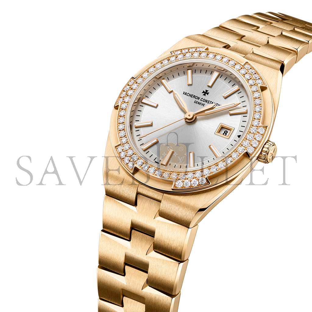 VACHERON CONSTANTIN OVERSEAS QUARTZ 33 MM PINK GOLD WATCH 1225V/200R-H031